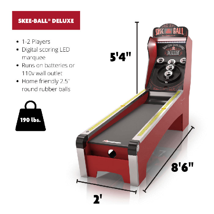 SkeeBall Deluxe Home Arcade Roll and Score Wayfair